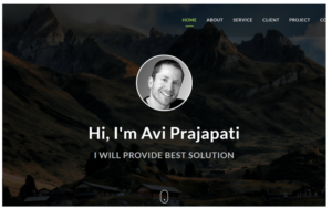 Avi - Portfolio Multipurpose Landing Page Template