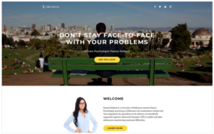 Pamela Holland - Psychologist Clean Bootstrap HTML Landing Page Template