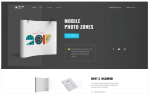 Outer Side - Photo Zones One Page Modern HTML Landing Page Template