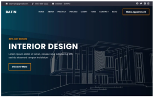 Batin - Architecture Landing Page Theme