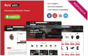Autoweel - Auto Parts & Car Accessories Shopify Theme