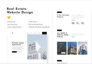 Real Estate - Website Design Template