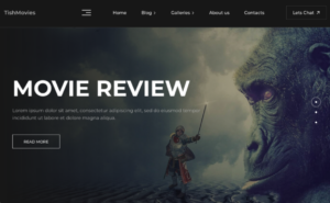 TishMovies - Film Director, Movie Reviews and Store WordPress Theme