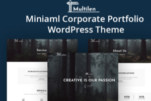 Multilen Minimal Corporate WordPress Theme
