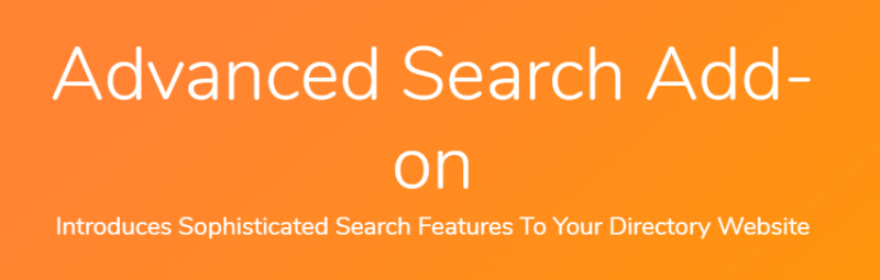 GeoDirectory Advanced Search Filters 2.2.10