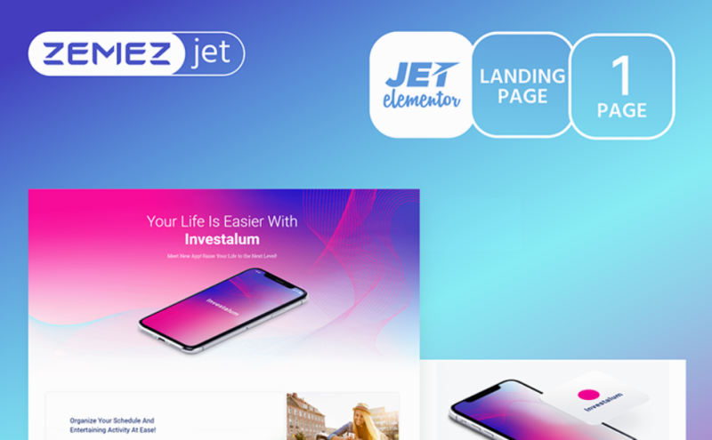 Appstick – Application Jet Elementor Template