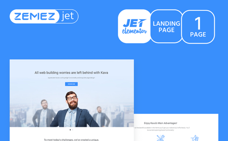 Basiclass – Classic Buisiness Jet Elementor Template