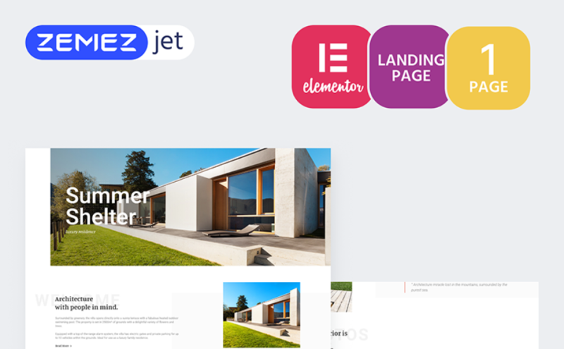 Cottager – Luxury Real Estate Elementor Template