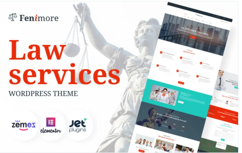 Fenimore – Law Firm WordPress Theme