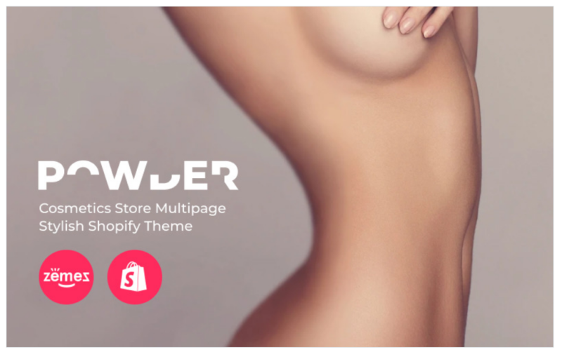 POWDER – Cosmetics Store Multipage Stylish Shopify Theme