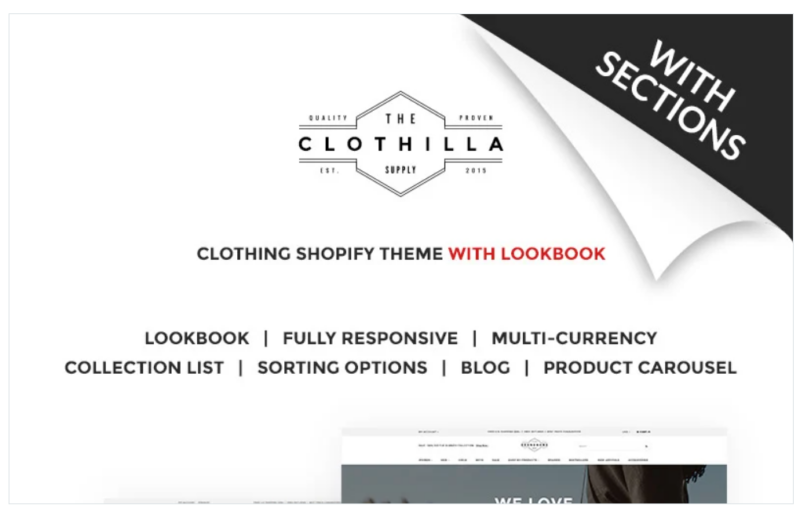 Clothilla – Clothing Store Shopify Theme