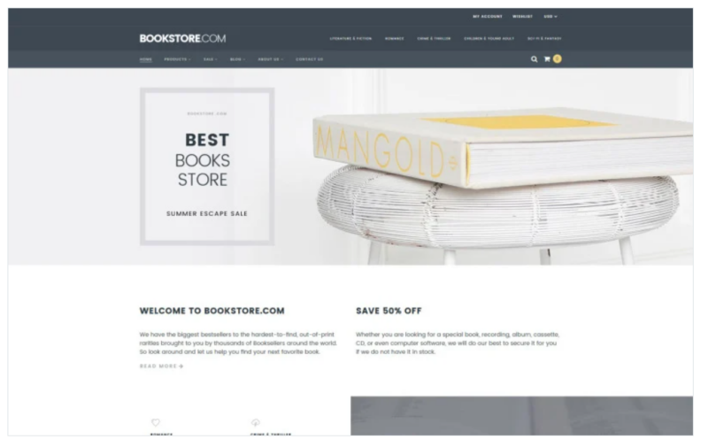 Books Responsive Shopify Theme