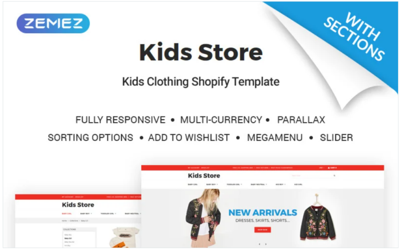 Kids Clothing Store Shopify Theme