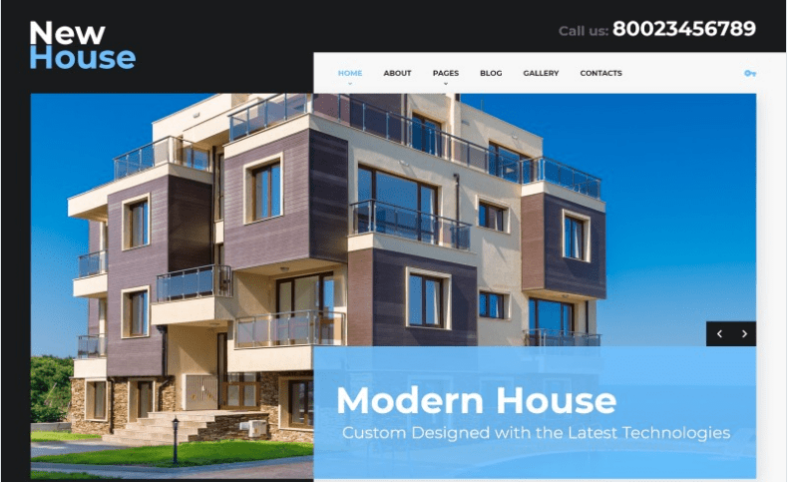 New House Joomla Template