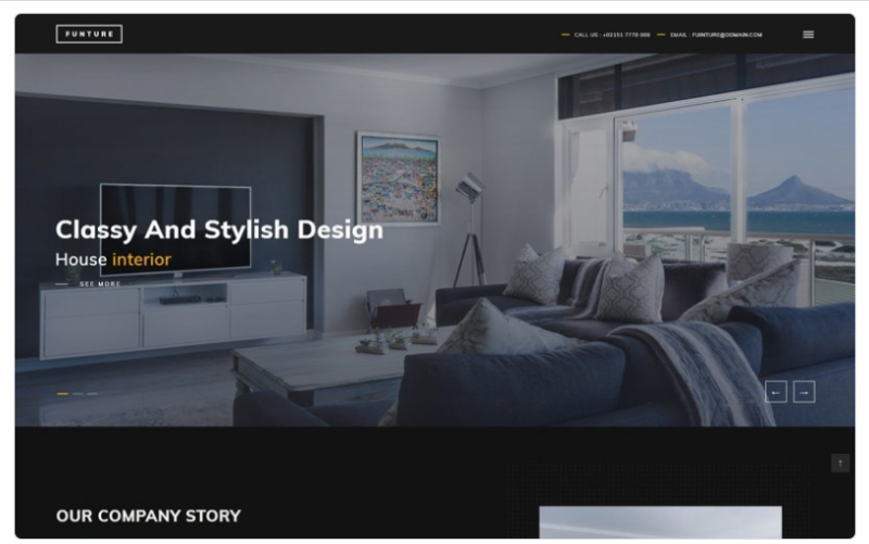 FUNTURE – Interactive Architecture Website Template 1.0