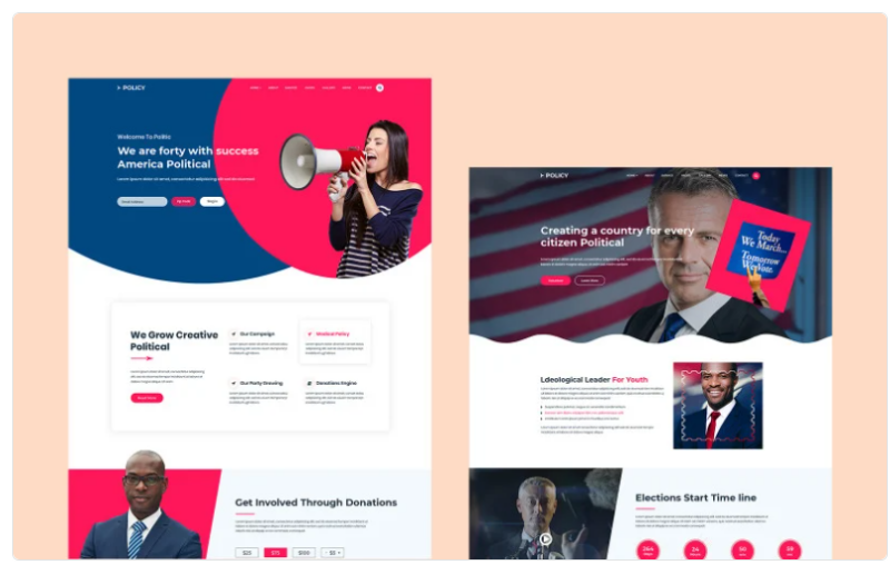 Policy -Political HTML Website Template 1.0