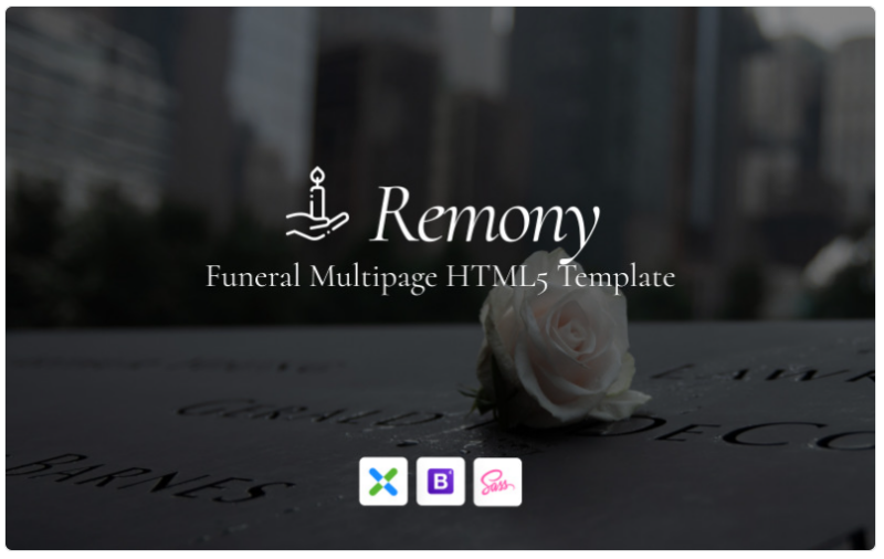 Remony – Funeral Home Responsive Website Template 1.0