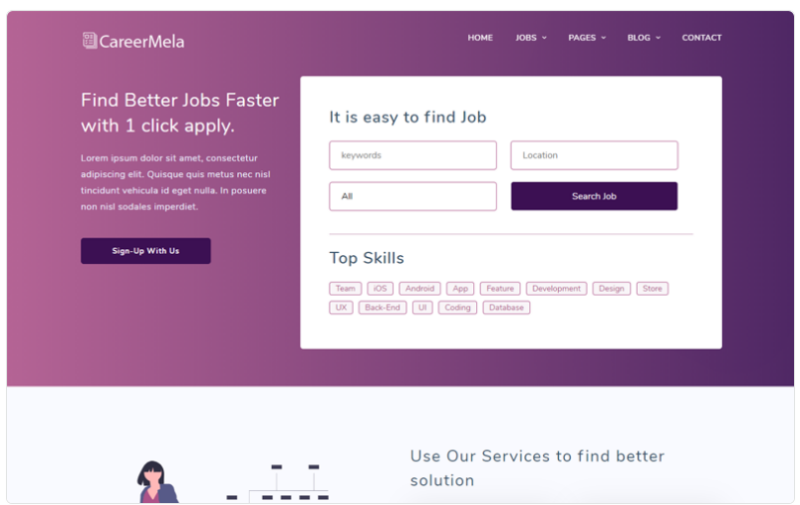 Careermela – Job portal Website Template 1.0