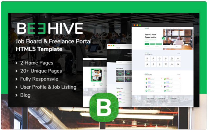 Beehive | Job Listing HTML5 Website Template 1.0