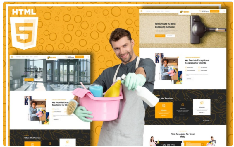 Tiloor – Cleaning Service Website Template 1.0