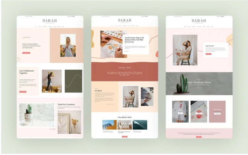 Sarah – Premium WordPress Theme