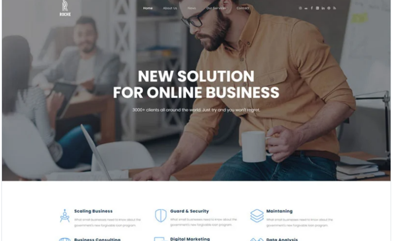 Roche – Business Consulting WordPress Theme