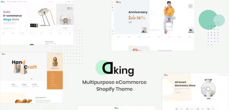 Dking – Multipurpose eCommerce Shopify Theme 1.0