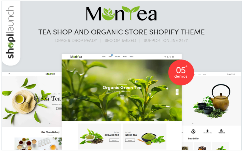 Montea – Tea Shop And Organic Store Responsive Shopify Theme