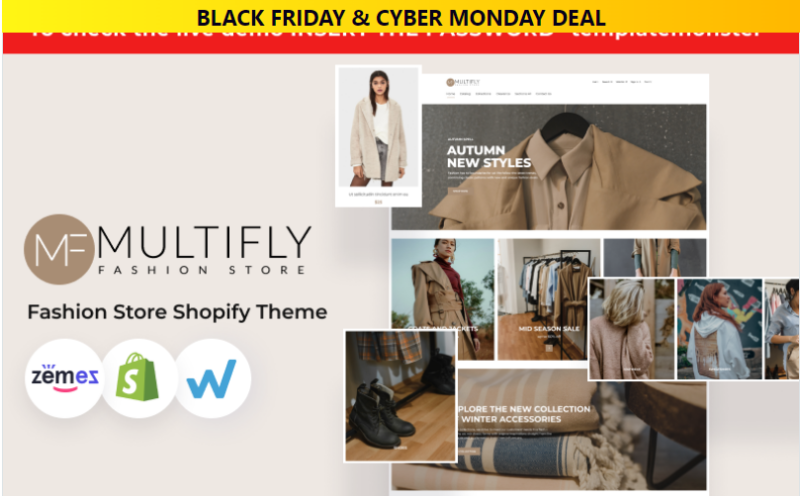 Multifly – Modern Fashion Store Template Shopify Theme