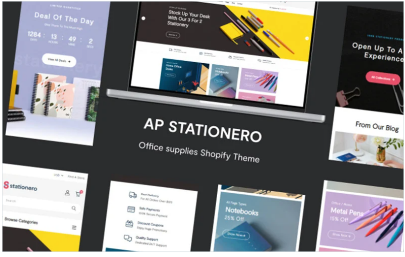 TM Stationero – Ofice Supplies Shopify Theme