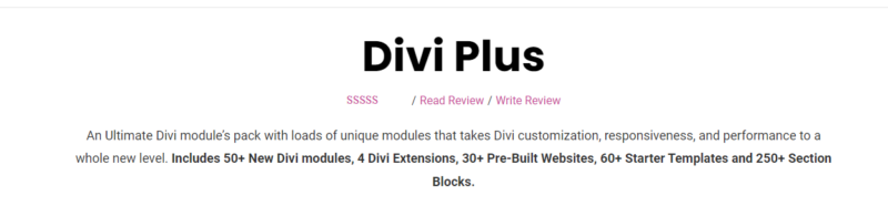 Divi Plus – The Ultimate Module Pack 1.9.10