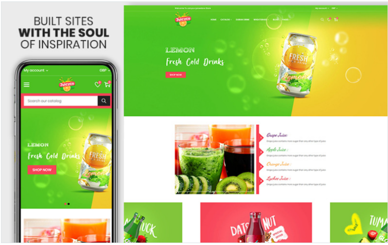 Juicyco – The Juice & Food Shopify Theme