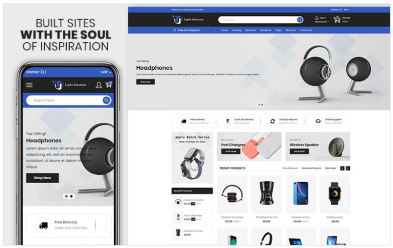 Light Electron – The Electronics & Mobile Premium Shopify Theme