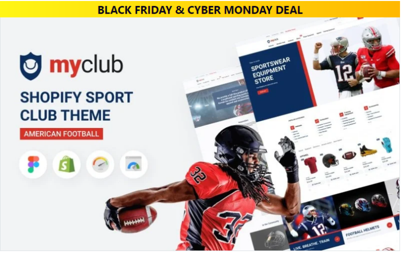 Myclub – Shopify Sport Club Theme, American Football