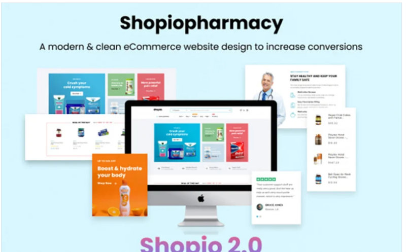 Shopiopharmacy Multipurpose Shopify Theme