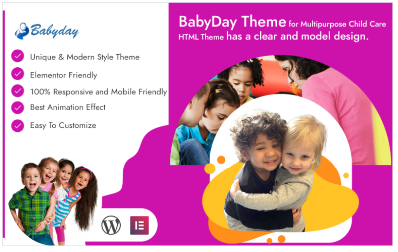 Babyday Child Care Wordpress Theme