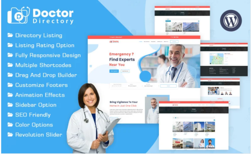 Doctor Directory WordPress Theme