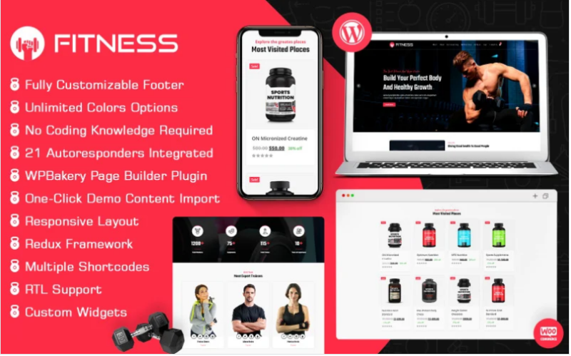 FitX – Gym & Fitness WordPress Theme