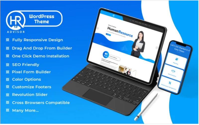 HR Advisor-Human Resources And Recruiting WordPress Theme