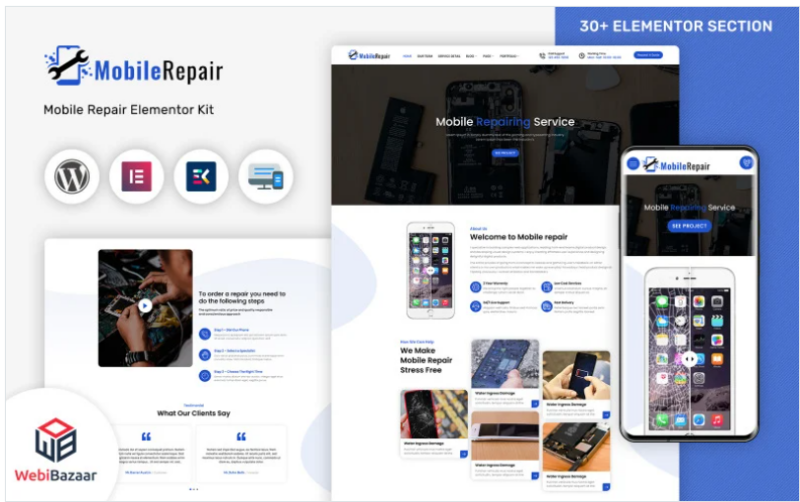 MobileRepair – Mobile Repair & Computer Services WordPress Template