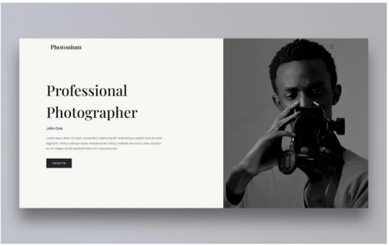 Photonium – Photographer Portfolio Wordpress Theme