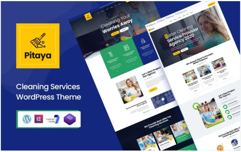 Pitaya – Cleaning Services WordPress Theme