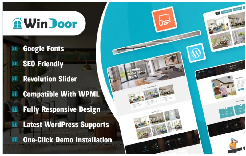 Windoor – Windows and Door Installation WordPress Theme