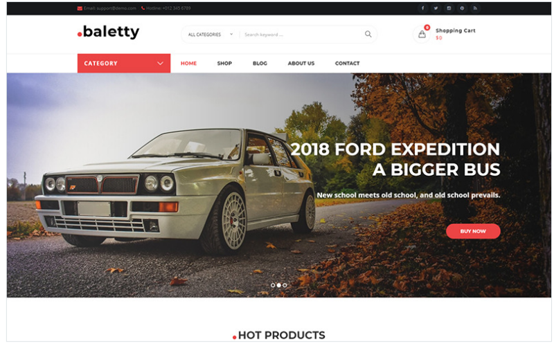 Baletty – Responsive WooCommerce Theme