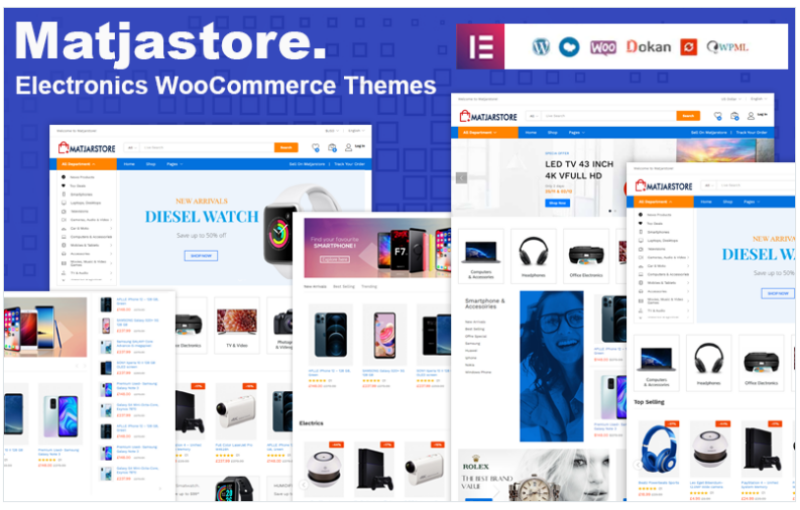 Matjarstore Electronics WooCommerce Theme