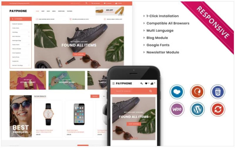 Payphone – The Mega Store Woocommerce Responsive Theme