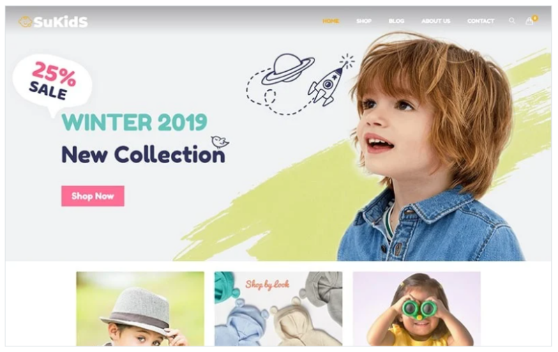 Sukids – Baby Shop & Kids Store WordPress . WooCommerce Theme