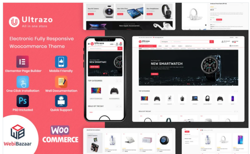 Ultrazo – Multipurpose Modular WordPress Elementor Theme