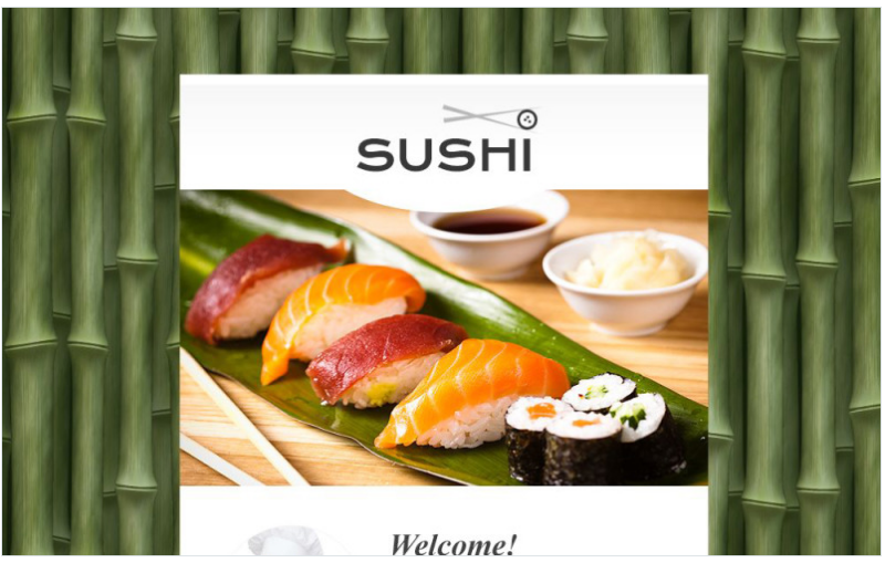 Sushi Bar Responsive Newsletter Template