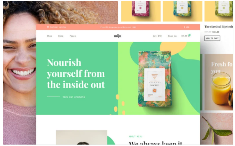 Miju – Conscious Product Elementor Template Kit(m)